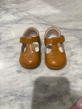 Toddler Brown T-Strap Mary Jane Shoes